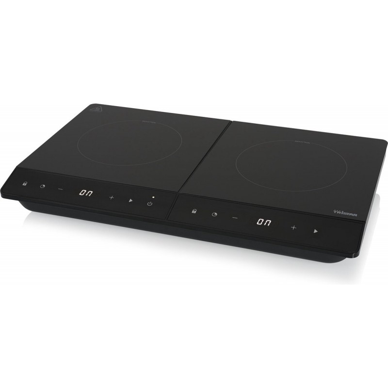 Tristar Luxe Inductiekookplaat 3500W - IK-6162 - 2 Kookzone - Timer tot 180 min - Zwart