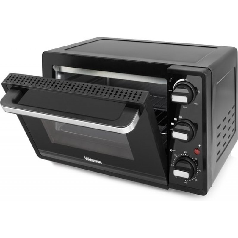 Tristar Vrijstaande Compacte Oven OV-3620 - 19 Liter oven - 1300 Watt - Boven- en onder-verhitting - Zwart