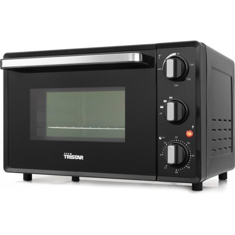 Tristar Vrijstaande Compacte Oven OV-3620 - 19 Liter oven - 1300 Watt - Boven- en onder-verhitting - Zwart