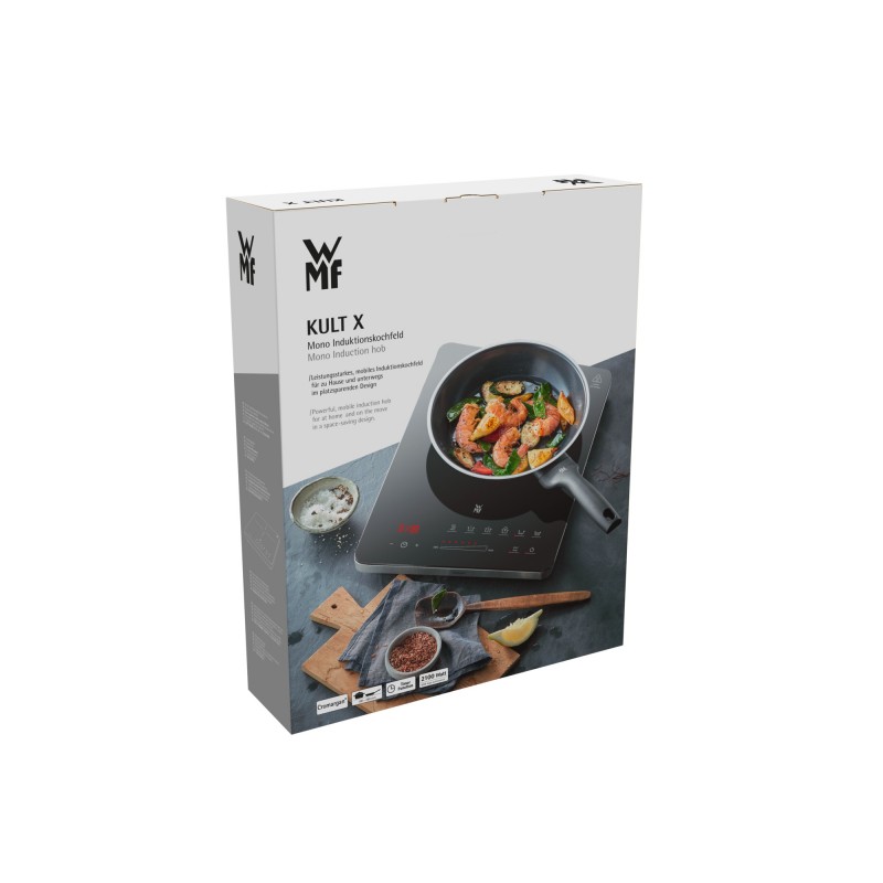 WMF KULT X - Enkele Inductiekookplaat - RVS - Compact - 2100W