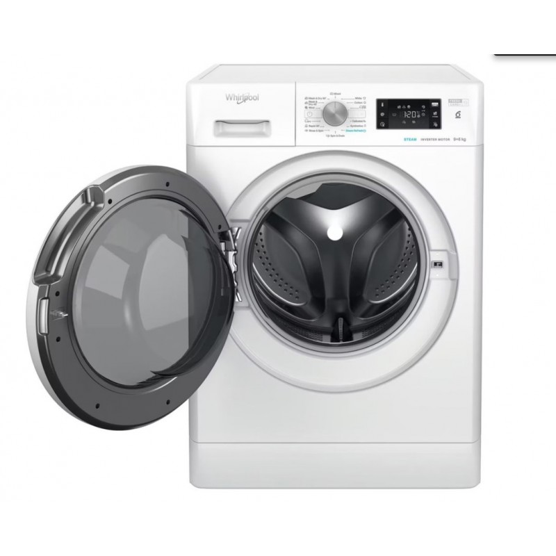 Whirlpool FFWDB 964489 WV EE - Wasdroogcombinatie - Stoom - 9 kg - 1400 rpm - Energieklasse C