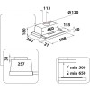 Whirlpool AKR750GK - Semi-inbouw Afzuigkap - Zwart - 304 m³/uur - Energieklasse D