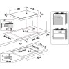 Whirlpool AKT 616/NB Zwart Ingebouwd 60 cm Gaskookplaat 4 zone(s)