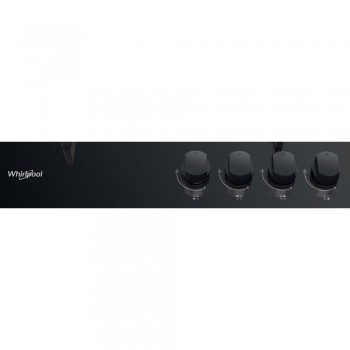 Whirlpool AKT 616/NB Zwart Ingebouwd 60 cm Gaskookplaat 4 zone(s)
