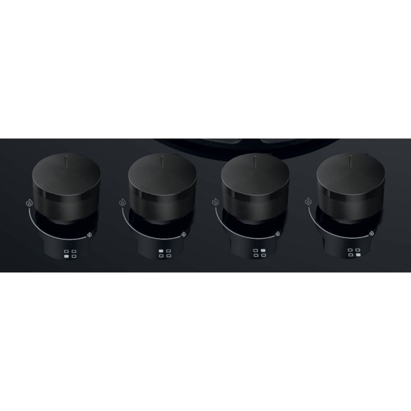 Whirlpool AKT 625/NB1 - Zwart - Ingebouwd - 59 cm - Gaskookplaat - 4 zone(s)