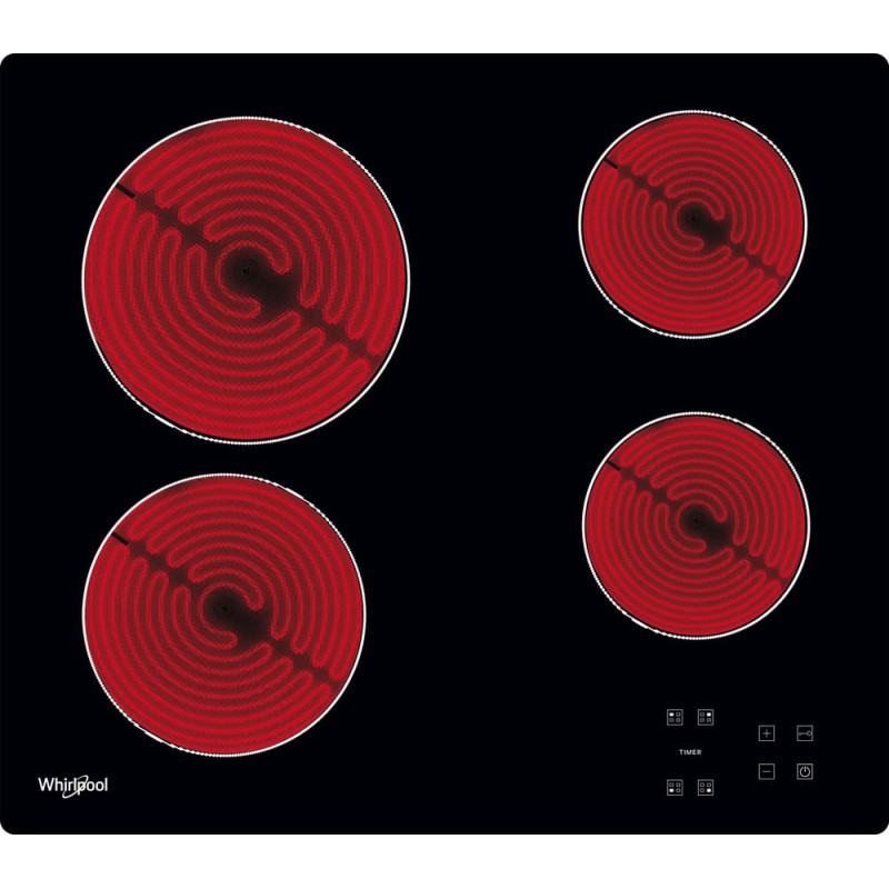 Whirlpool AKT 8090 NE - Keramische Kookplaat - 4 HiLight kookzones