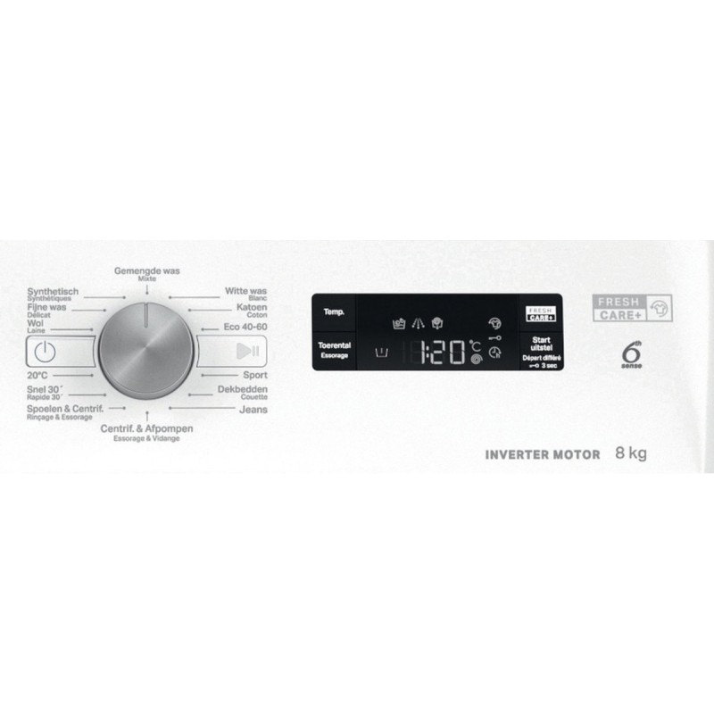 Whirlpool FFS 8469 BV BE - Wasmachine - 8 kg capaciteit - Freshcare+ steam