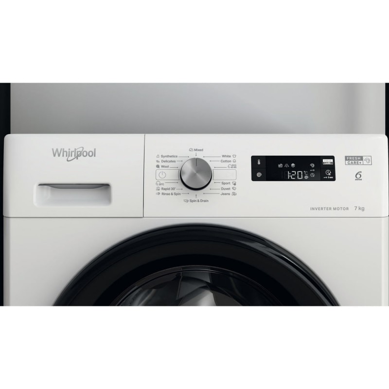 Whirlpool FFS7259BEE - Wasmachine - Voorbelading - 7 kg - 1200 RPM - Wit