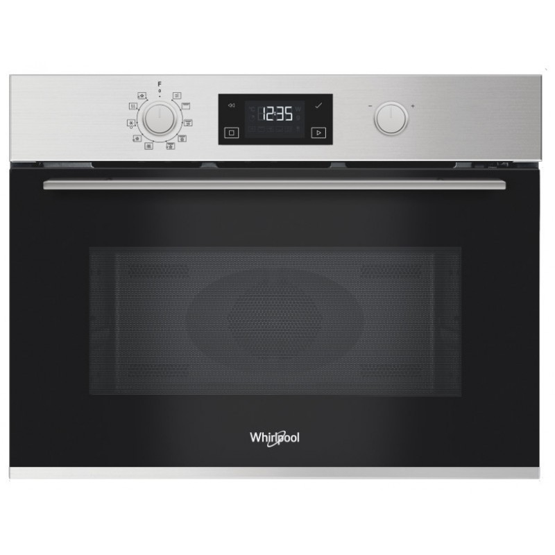 Whirlpool MBP A540 X Zwart, Roestvrijstaal Combinatiemagnetron Ingebouwd 40 l 900 W