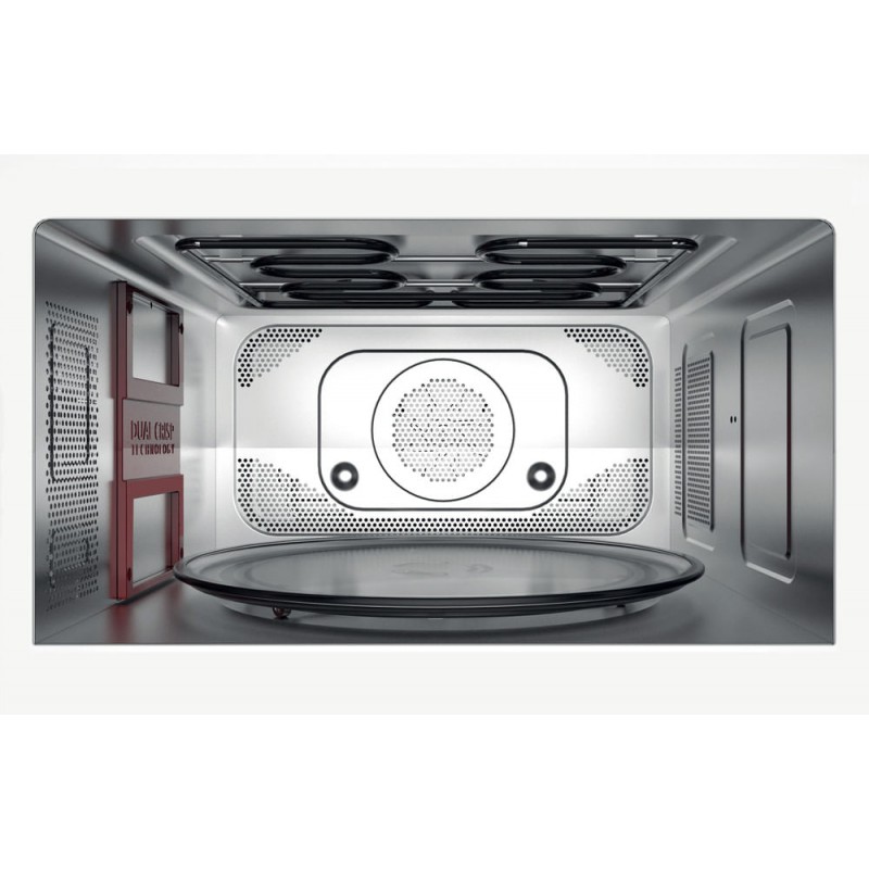Whirlpool MWSC 833 B - Vrijstaande combimagnetron - Zwart