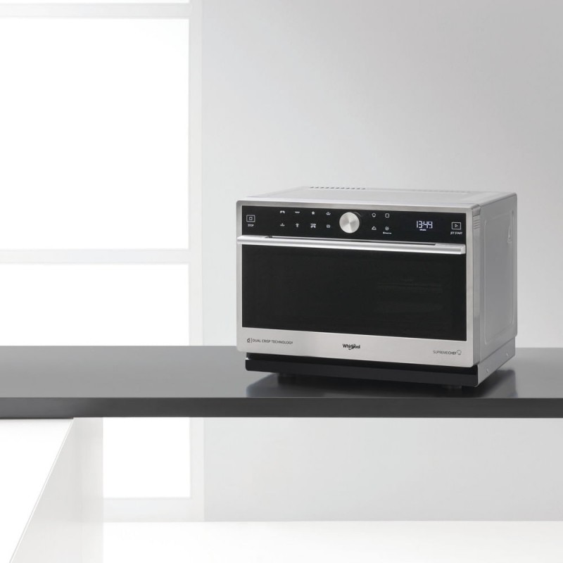 Whirlpool Supreme Chef MWSC 9133 SX - Combimagnetron - 33 liter - 1000 watt - Zilver