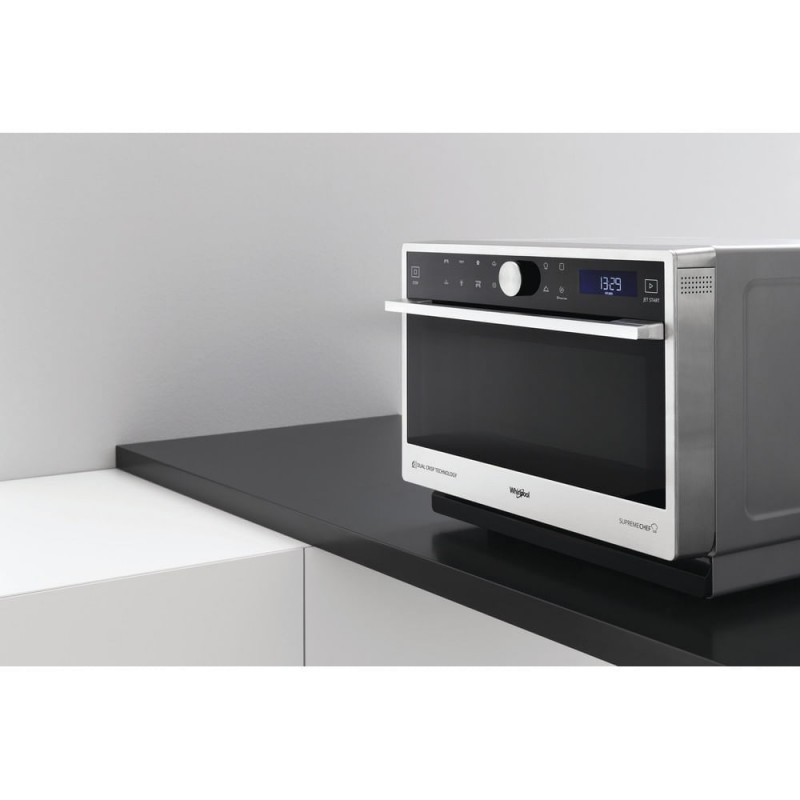 Whirlpool Supreme Chef MWSC 9133 SX - Combimagnetron - 33 liter - 1000 watt - Zilver