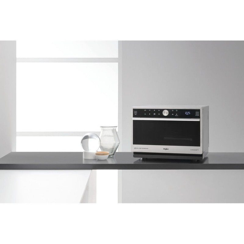 Whirlpool Supreme Chef MWSC 9133 SX - Combimagnetron - 33 liter - 1000 watt - Zilver