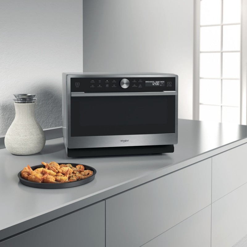 Whirlpool Supreme Chef MWSC 9133 SX - Combimagnetron - 33 liter - 1000 watt - Zilver