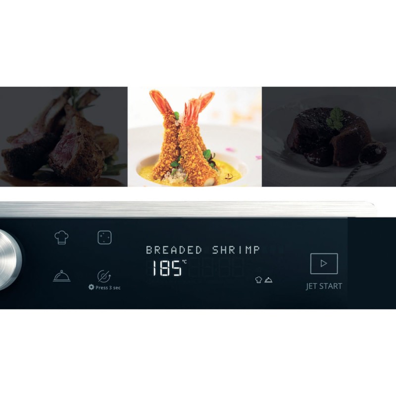 Whirlpool Supreme Chef MWSC 9133 SX - Combimagnetron - 33 liter - 1000 watt - Zilver