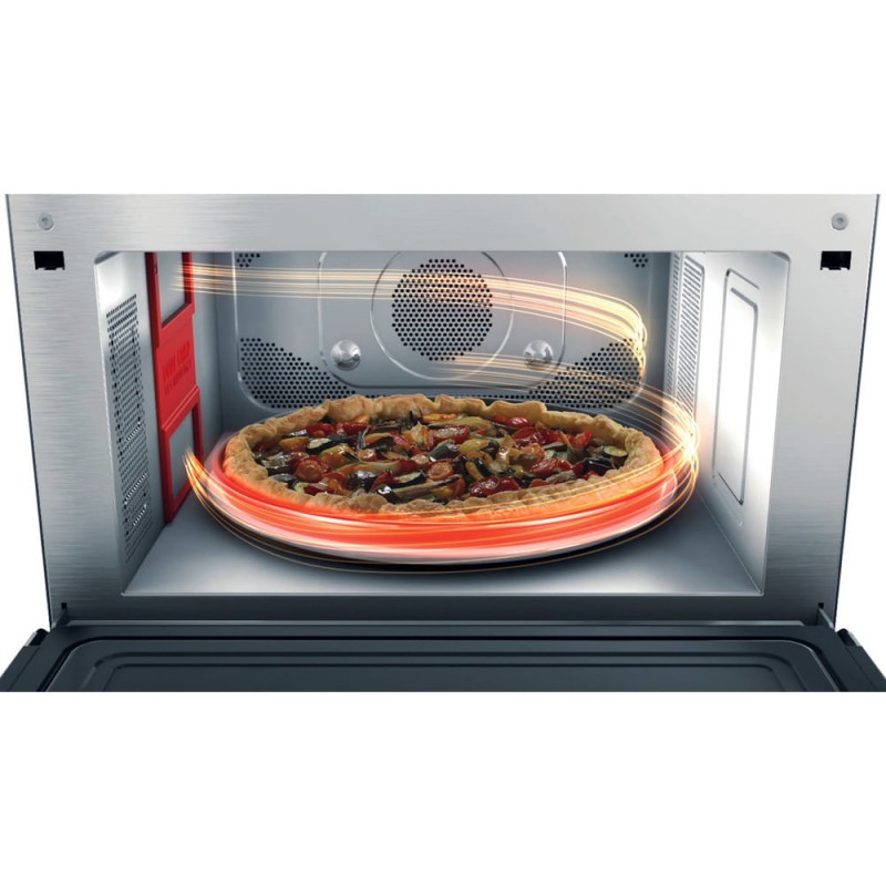 Whirlpool Supreme Chef MWSC 9133 SX - Combimagnetron - 33 liter - 1000 watt - Zilver