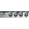 gaskookplaat 58cm 4 branders 7800w RVS - whirlpool - TGML660IX