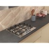gaskookplaat 58cm 4 branders 7800w RVS - whirlpool - TGML660IX