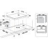 gaskookplaat 58cm 4 branders 7800w RVS - whirlpool - TGML660IX