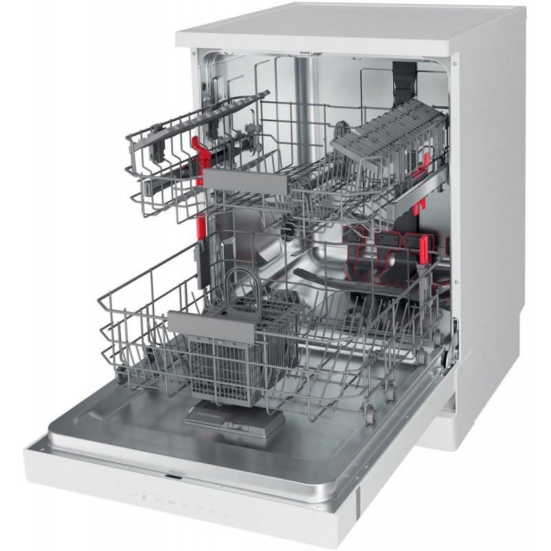 WHIRLPOOL W2FHD624 Vrijstaande vaatwasser Energielabel E Wit