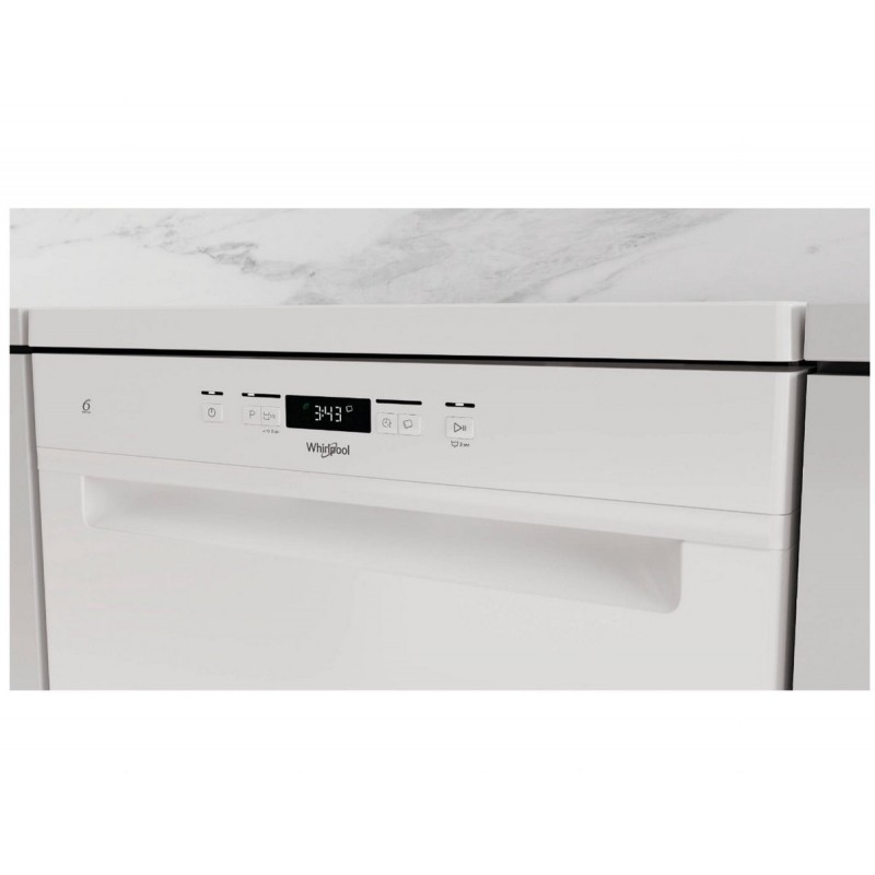 WHIRLPOOL W2FHD624 Vrijstaande vaatwasser Energielabel E Wit