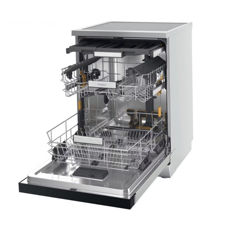Whirlpool W7FHS51X - Energieklasse B - Besteklade - Stille vaatwasser