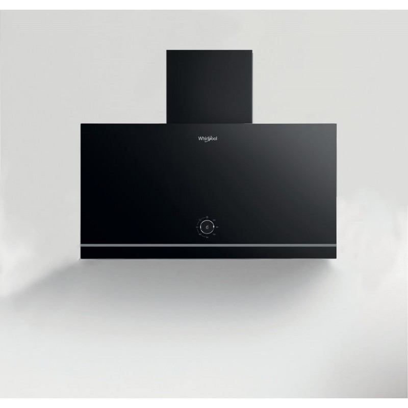 Whirlpool WHVA 62F LM K - Afzuigkap - 485 m³/uur - Afvoerend/recirculerend - D label - 65 dB