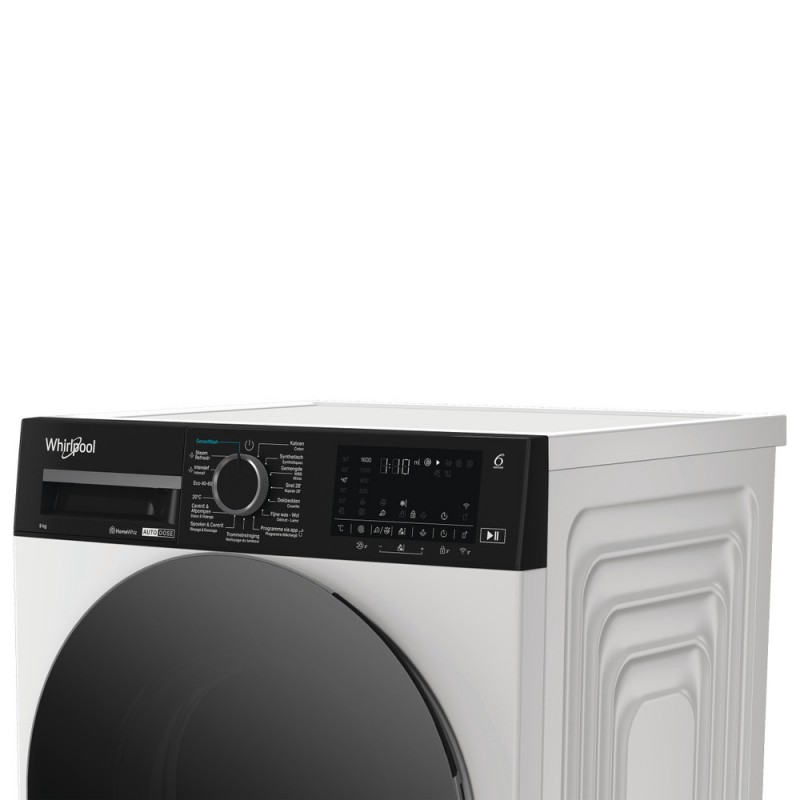 Whirlpool WPM 966W ADS BE - Wasmachine voorlader - 9 kg - 1600 rpm - Luid - 78 dB