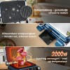 Taylor Swoden Contactgrill - Tosti apparaat - Dubbele Temperatuurregeling - Tosti ijzer - 2000W - Panini Grill met Touchscreen en Draaiknop - 180° Uitklapbaar - Temperatuursonde - Instelbare Hoogte