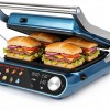 Taylor Swoden Contactgrill - Tosti apparaat - Dubbele Temperatuurregeling - Tosti ijzer - 2000W - Panini Grill met Touchscreen en Draaiknop - 180° Uitklapbaar - Temperatuursonde - Instelbare Hoogte