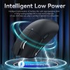 ATTACK SHARK X11 - RGB Gaming Muis - Magnetisch Oplaaddock - PAW 3311 Sensor - 59g Lichtgewicht - Bedraad + 2.4G + BT - 22.000 DPI - Zwart