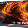 Arzopa Portable Monitor – A1 Kickstand - Portable lichtgewicht Draagbaar Reis Monitor - Ultradun - sRGB 100% - Speakers - Metalen Frame - 15.6 inch