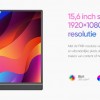 Arzopa Portable Monitor – A1 Kickstand - Portable lichtgewicht Draagbaar Reis Monitor - Ultradun - sRGB 100% - Speakers - Metalen Frame - 15.6 inch