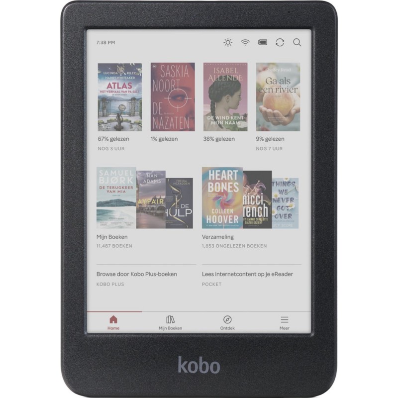 Kobo Clara Colour - E-reader - 6 inch kleurenscherm - 16GB - Luisterboeken - Zwart