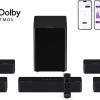 ULTIMEA Poseidon D80 Boom - 7.1 Dolby Atmos Soundbar - Draadloze Subwoofer & Surround Speakers - Home Cinema - HDMI eARC - Soundbar voor tv - Zwart