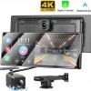 ESSGOO CarPlay Scherm 11,3 inch - 4K Display - Dashcam - Draadloze CarPlay en Android Auto - Touchscreen - Zwart