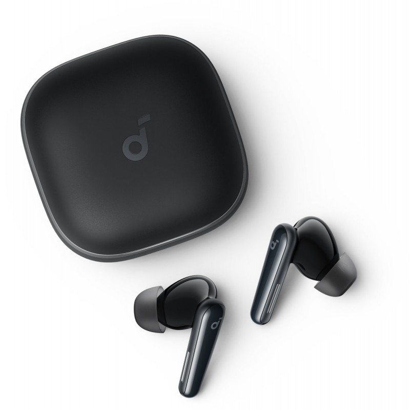 soundcore Liberty 5 by Anker - Draadloze oordoppen met noise-cancelling - 2x sterkere stemonderdrukking - Realtime adaptieve noise canceling - Snelladen - Dolby Audio - Heldere gesprekken met 6 microfoons en AI - Lange batterijduur