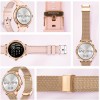 Norva - Smartwatch voor Dames - Geschikt voor elke smartphone - Slaapmonitor - Bellen - Muziek - Lange batterijduur - 100+ Sportmodi - Dames horloge - Incl. extra bandje