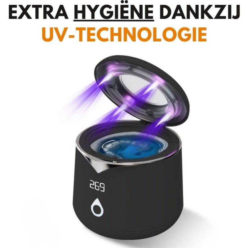Oral Icon - Ultrasoon Reiniger - Met UV-licht - Voor Aligners En Bitjes