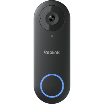 Reolink D340P-B Bedrade PoE-deurbel - 2K+ 5 MP - 180° Breed Zicht - Slimme Detectie, 2-richtingsgesprek, Geen Maandelijkse Kosten, Snel Antwoord