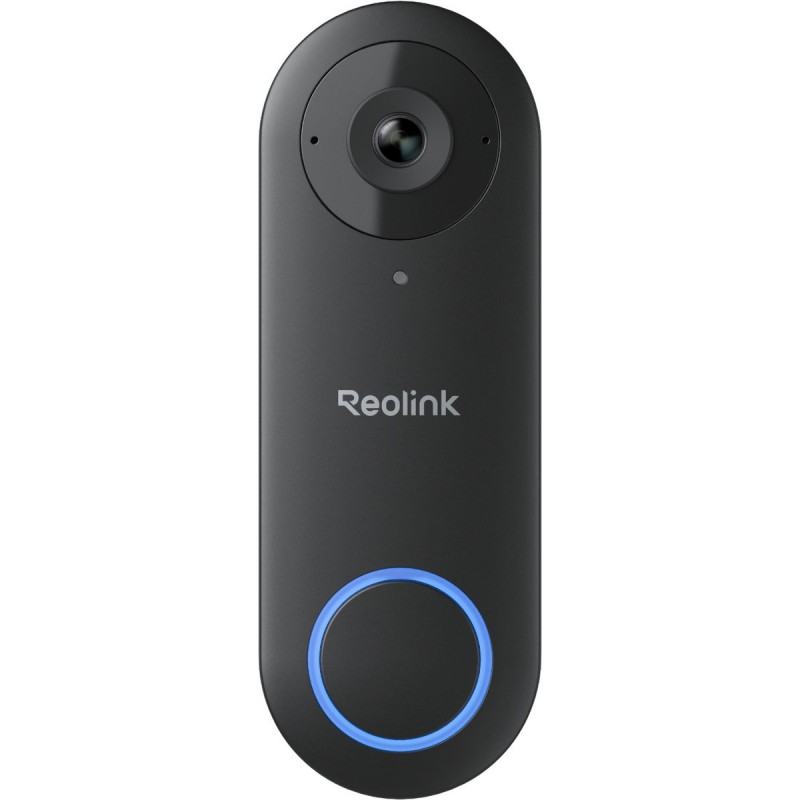 Reolink D340P-B Bedrade PoE-deurbel - 2K+ 5 MP - 180° Breed Zicht - Slimme Detectie, 2-richtingsgesprek, Geen Maandelijkse Kosten, Snel Antwoord
