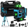 Trimmex® Kruislijnlaser + Statief - 16 Zelfnivellerend Bouwlaser - Inclusief Opbergtas - 360° - Lijnlasers - Laser Waterpas - Inclusief accessoires - 2 accu's