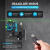 Trimmex® Kruislijnlaser + Statief - 16 Zelfnivellerend Bouwlaser - Inclusief Opbergtas - 360° - Lijnlasers - Laser Waterpas - Inclusief accessoires - 2 accu's