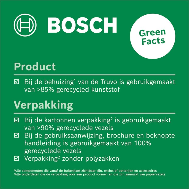 Bosch Truvo - Leiding detector - Inclusief Batterijen