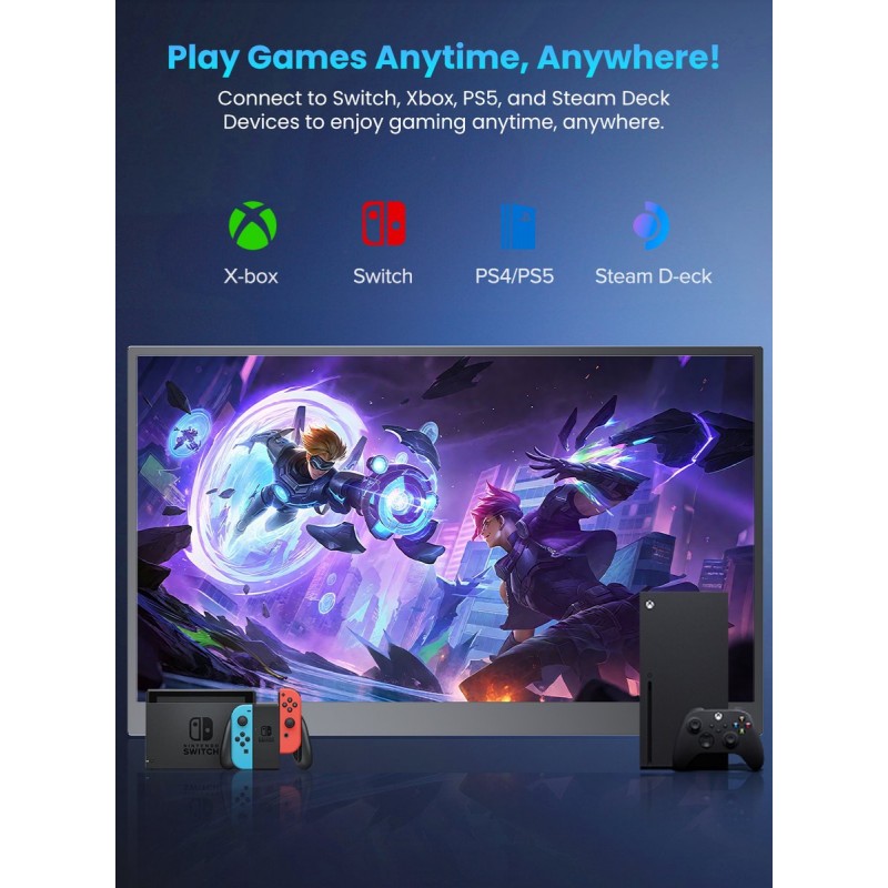 UPERFECT 17.3" Gaming Draagbare monitor