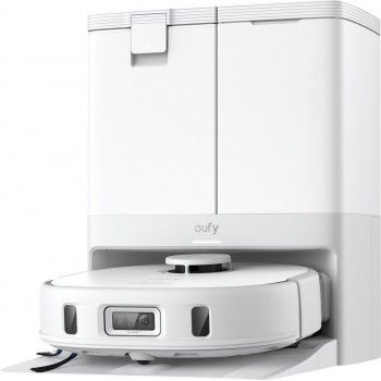 eufy X10 Pro Omni Robot Stofzuiger en Mop - 8.000Pa zuigkracht - Dubbele dweilpads met 12mm auto-lift en tapijtdetectie - Herkent 100+ objecten voor obstakelvermijding - Alles-in-1 station voor dagelijks onderhoud