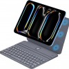 Toetsenbord Hoes Geschikt voor iPad Air 11 inch (2026, M4/2025, M3/2024, M2) - Casemania Bluetooth Magnetisch Smart Folio Draadloos Keyboard Case met Stand - Smart Cover met QWERTY Wireless Toetsenbord - Grijs