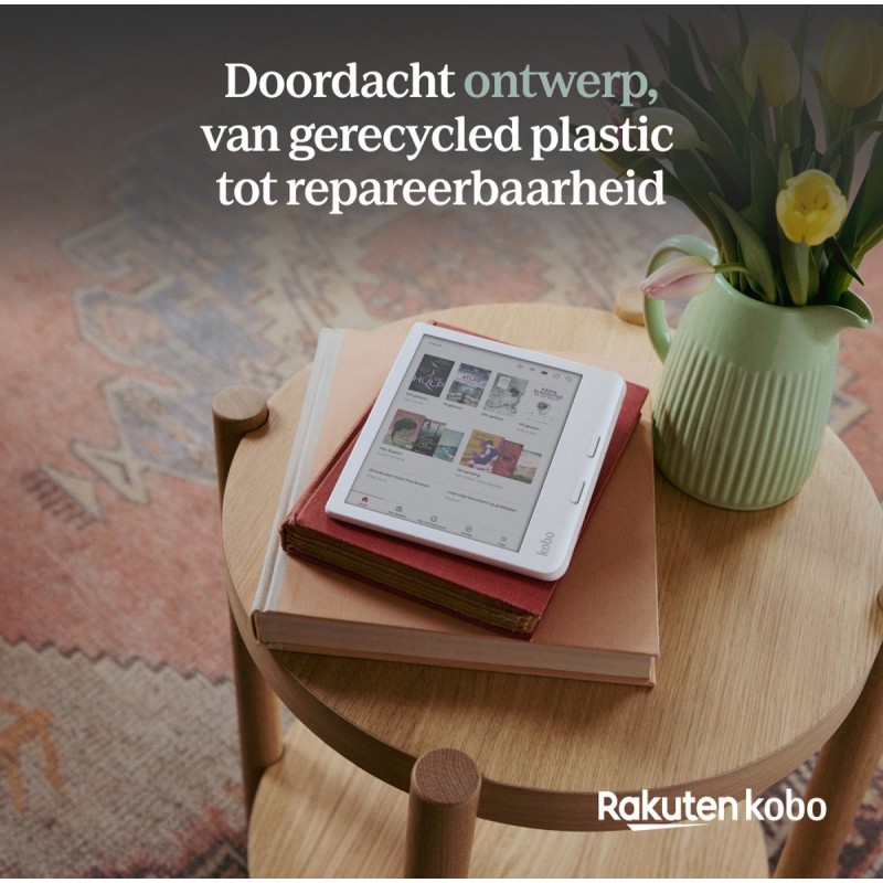 Kobo Libra Colour - E-reader - 7 inch kleurenscherm - 32GB - Luisterboeken - zwart