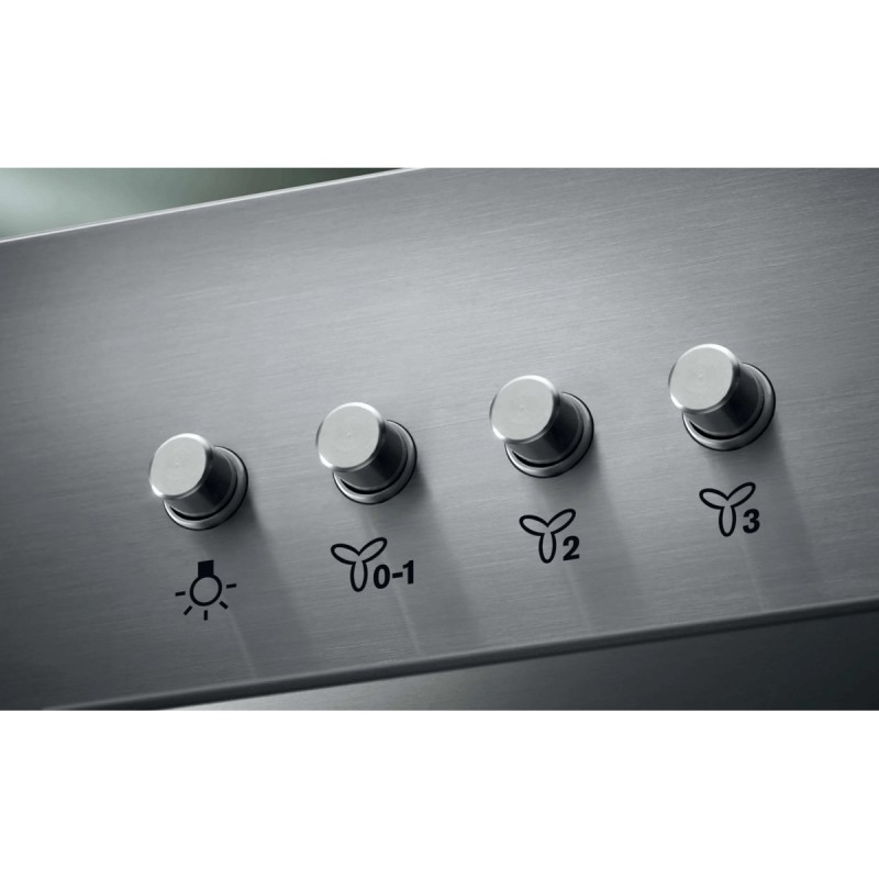 Electrolux LFC319X, 420 m³/uur, Afvoerend/recirculerend, E, E, D, 66 dB