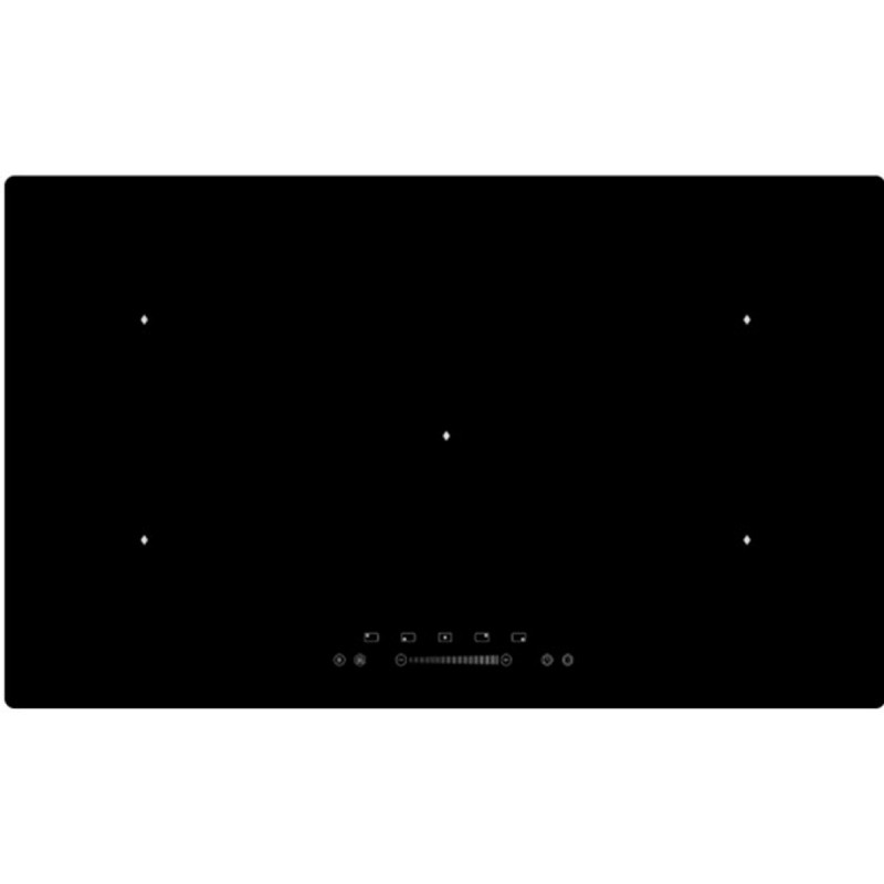 Exquisit EKI901-2 - Inbouw inductie kookplaat - 5 zones -  Touch control - Met booster